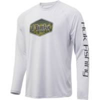HUK Performance Fishing Bass Badge Pursuit Graphic T-Shirts - Men's