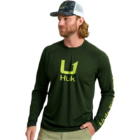 HUK Performance Fishing Icon Long Sleve Crew - Men's
