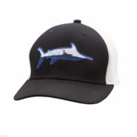 HUK Performance Fishing Marlin Sporty Trucker Stretch Headwear, Cap - Mens