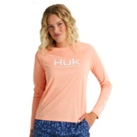 HUK Performance Fishing Pursuit Crew LS Shirt - Women's