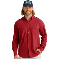 HUK Performance Fishing Tide Point Break Long Sleeve Chambray Shirt - Men's