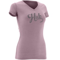 HUK Performance Fishing Womens Script Vneck Tee