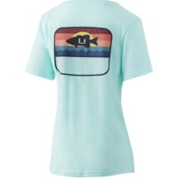 HUK Performance Fishing Suntsent Bass V-Neck Tee - Women's