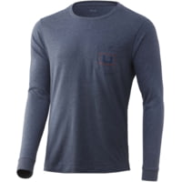 HUK Performance Fishing United L/S Pocket Tee - Men's