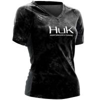 HUK Performance Fishing Womens Kryptek Short Sleeve Icon Shirt
