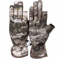 Huntworth Ames Light Weight Soft Shell Glove w/ 1/2 Fingers - Men's
