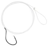 Hurricane 18in Mono Circle Snelled Hook