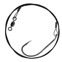 Hurricane BUR1880-8/0 Bluefish Rig 18in 80# Wire Leader 8/0 Hook