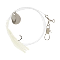 Hurricane FHW4260-2/0 Fss Rig White Hoochie 2/0 Hook 60#