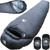 Hyke &amp; Byke Katahdin Fill Power Hydrophobic Sleeping Bag w/ Advanced Synthetic, 625FP, 15F Degrees