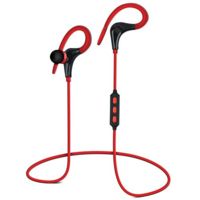 HyperGear Marathon Wireless Sports Earphones, Power Red
