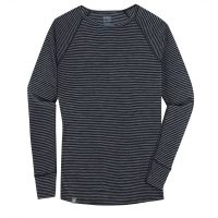 Ibex Woolies 150 Stripe Crew- Men's