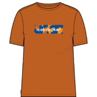 Icebreaker 150 Tech Lite II Short Sleeve Natural Shades Logo T-Shirt - Men's