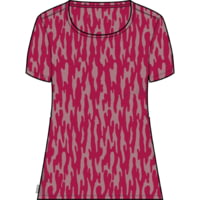 Icebreaker 150 Tech Lite II Short Sleeve Scoop Glacial Flow T-Shirt - Women's
