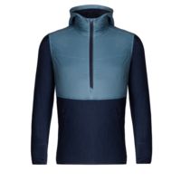 Icebreaker Descender Hybrid Long Sleeve Half Zip Hood - Mens