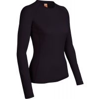 Icebreaker Oasis Long Sleeve Crewe 200 Clearance - Women's- Black M