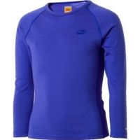 Icebreaker Oasis Long Sleeve Crewe 200 - Kid's-12-Bloom