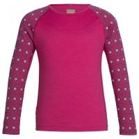 Icebreaker Oasis Long Sleeve Crewe Align - Kids'