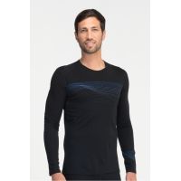 Icebreaker Oasis Long Sleeve Crewe Surge Top - Men's