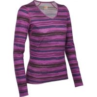 Icebreaker Oasis Long Sleeve V Shoreline Top - Women's