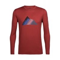 Icebreaker Tech Lite Long Sleeve Crewe Seven Summit Stack - Men's