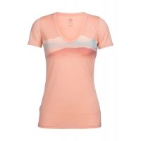 Icebreaker Tech Lite Short Sleeve V Misty Horizon