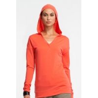Icebreaker Vista Long Sleeve Hood Clearance - Women's-Azalea-Large