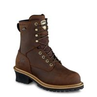 Irish Setter Mesabi 83236 Womens 8-Inch Waterproof Leather Puncture Resistant Logger Boot w/ Safety Toe