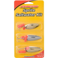 Johnson Sprite Saltwater Hard Bait Kit, Spoon