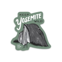 Keep Nature Wild Yosemite National Park Sticker