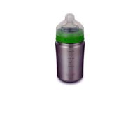 Klean Kanteen Kid Baby Bottle, 9oz, Brushed Stainless
