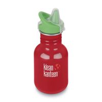 Klean Kanteen Kid Classic W/ Sippy Cap, 12oz, Mineral Red