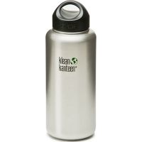 Klean Kanteen Wide Mouth Stainless Steel Water Bottle, 27 oz
