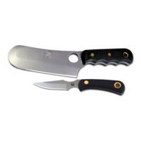 Knives of Alaska Brown Bear Cub Combo Cleaver Knives