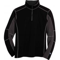 Kuhl Revel 1/4 Zip-Men's-Black/Steel-Xlarge