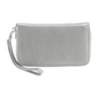 Lewis N Clark Fine Leather RFID-Blocking Wristlet Bag