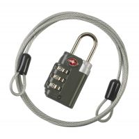 Lewis N Clark Travel Sentry Combo Lock with 48in Cable