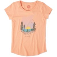 Life Is Good Landscape Smiling Smooth Tee Kids