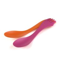 Light My Fire Serving Spork Fuchia and Orange S-SP-L-2PK-FU-ORG