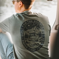 Luno Backroads T-Shirt, Moss