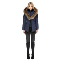 Mackage Adali Fitted Winter Down Coat With Fur Hood - Women's