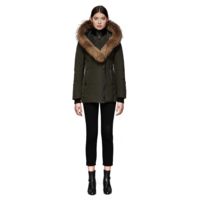 Mackage Adali Fitted Winter Down Coat With Fur Hood - Women's