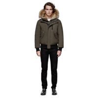 Mackage Dixon Hip Length Winter Down Parka With Fur - Men's