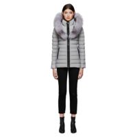 Mackage Kadalina-X Light Down Jacket With Fur Trimmed Collar - Womens