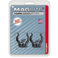 MagLite ASXCAT6 Universal Mounting Brackets for MagLite C-Cell Flashlight, 2/Pkg