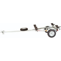 Malone Auto Racks MicroSport LowBed 2 Kayak Trailer Package w/ 2 Sets MegaWings and Spare Tire