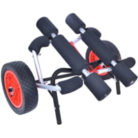 Malone Auto Racks WideTrak ATB Large Kayak/Canoe Cart w/ No-flat Tires and Bunks