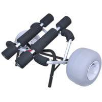 Malone Auto Racks WideTrak SB Large Kayak/Canoe Cart w/ Balloon Beach Tires and Bunks