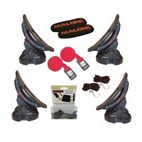 Malone Auto Racks Saddle Up Pro with T-Slot Truck Rack Hardware