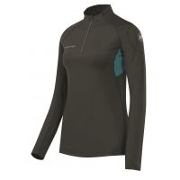 Mammut MTR 201 Longsleeve Zip - Women's-Shadow/Pacific-Small